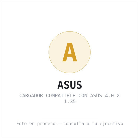 Cargador Compatible con ASUS 4.0 X 1.35