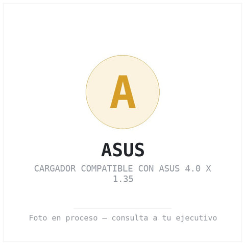Cargador Compatible con ASUS 4.0 X 1.35
