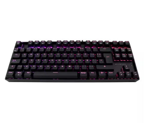 TECLADO GAMER BALAM RUSH MECANICO TKL 80% DOMINATE GK560 USB RGB SWTCH AZUL NEGRO (BR-932707)