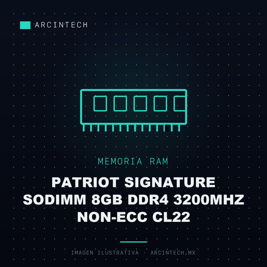Memoria RAM Patriot Signature Sodimm 8GB DDR4 3200MHz Non-ecc CL22
