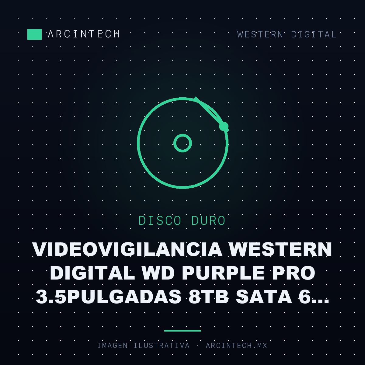 Disco Duro Videovigilancia Western Digital Wd Purple Pro 3.5PULGADAS 8TB SATA 6 Gbit/s 256MB Cache