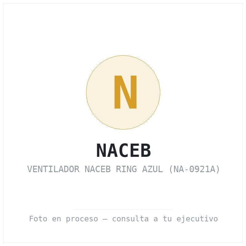 Ventilador Naceb Ring Azul