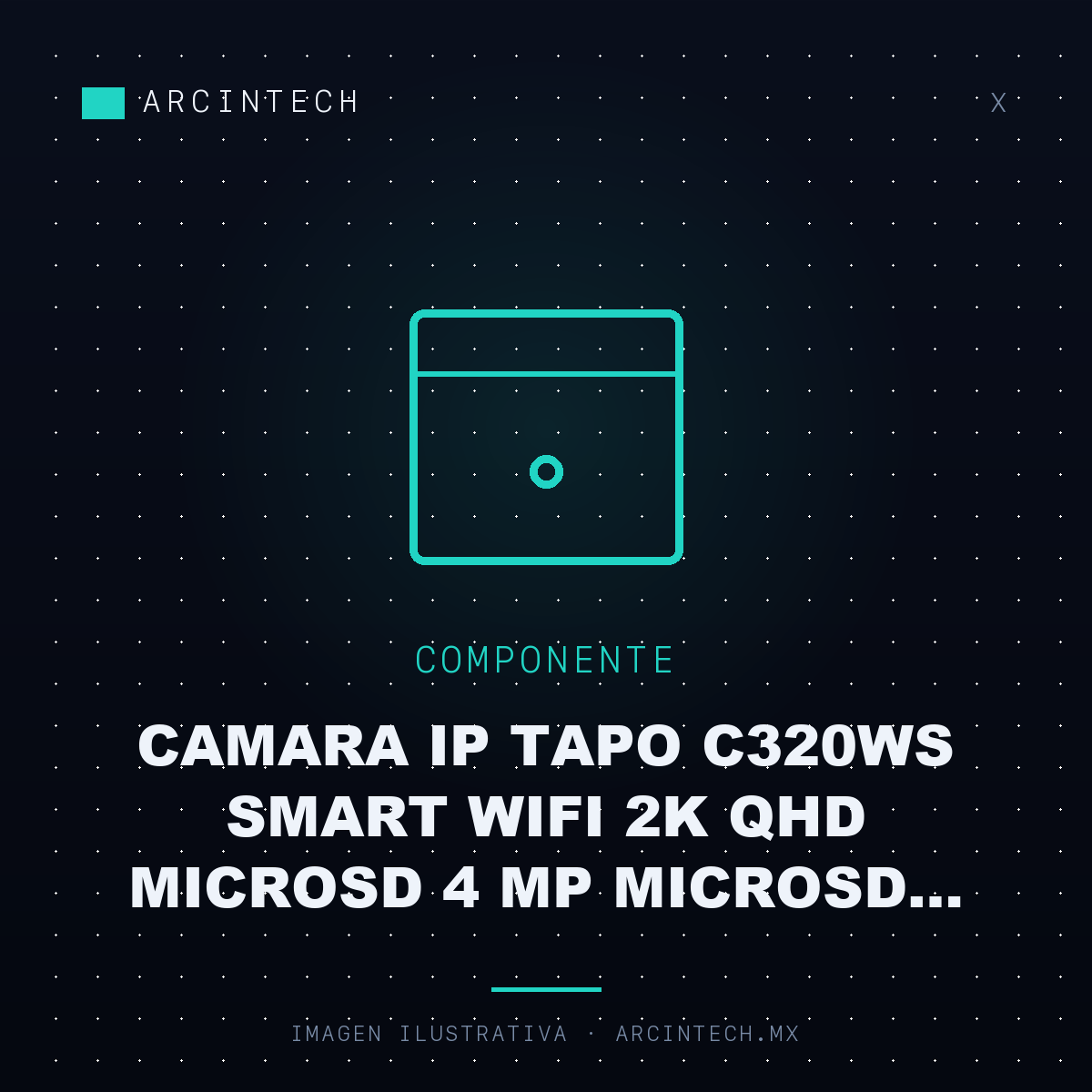 Camara Ip Tapo C320WS Smart WiFi 2K QHD Microsd 4 Mp Microsd 256GB IP66