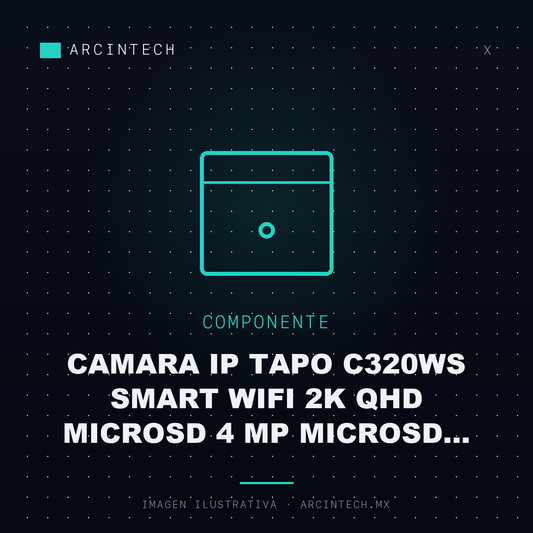 Camara Ip Tapo C320WS Smart WiFi 2K QHD Microsd 4 Mp Microsd 256GB IP66