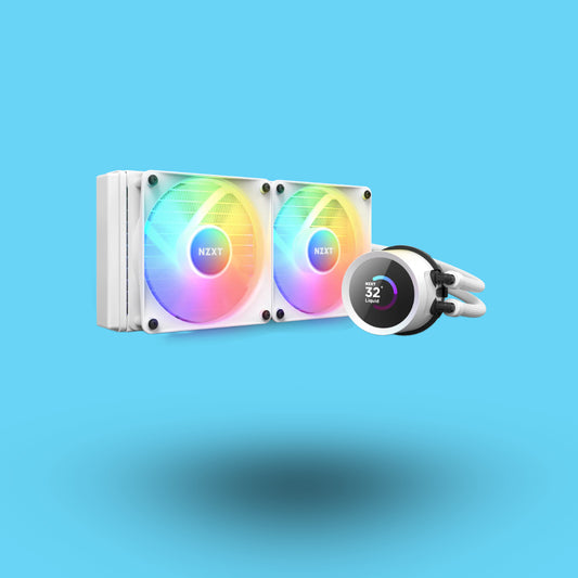 ENFRIAMIENTO LIQUIDO NZXT KRAKEN ELITE 240 RGB 2X120MM 1500RPM BLANCO (RL-KR24E-W1)