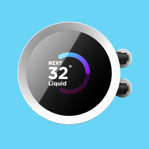ENFRIAMIENTO LIQUIDO NZXT KRAKEN ELITE 240 RGB 2X120MM 1500RPM BLANCO (RL-KR24E-W1)