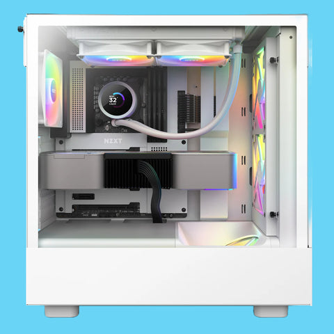 ENFRIAMIENTO LIQUIDO NZXT KRAKEN ELITE 240 RGB 2X120MM 1500RPM BLANCO (RL-KR24E-W1)