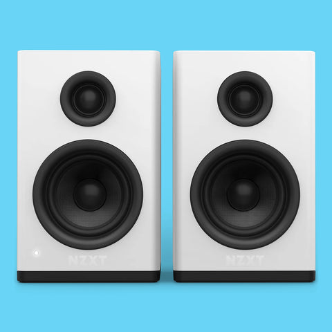 BOCINAS PARA PC GAMING NZXT 2 VIAS ALAMBRICO 3.5MM BLANCO(AP-SPKW2-US)