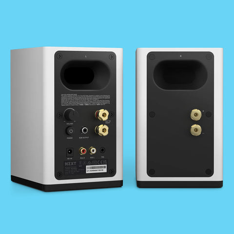 BOCINAS PARA PC GAMING NZXT 2 VIAS ALAMBRICO 3.5MM BLANCO(AP-SPKW2-US)