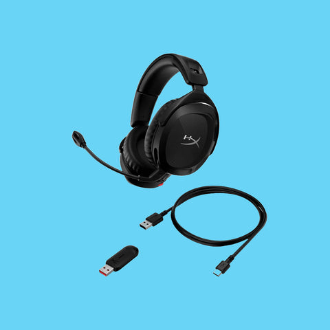 AUDIFONOS DIADEMA GAMER HYPERX CLOUD STINGER 2 INALAMBRICO USB (676A2AA)