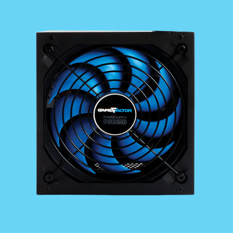 FUENTE DE PODER GAME FACTOR 650WATTS 80 PLUS BRONZE 120MM COLOR NEGRO(PSG650)