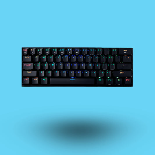 TECLADO GAMER REDRAGON DRACONIC MECANICO SWITCH BROWN INALAMBRICO NEGRO (K530-RGB)