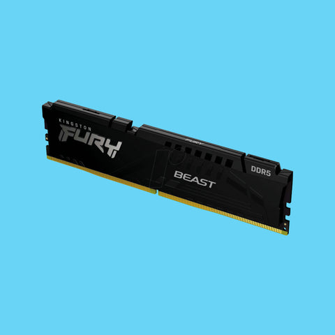 MEMORIA RAM KINGSTON DIMM FURY BEAST 32GB DDR5 NEGRO (KF556C40BB 32)