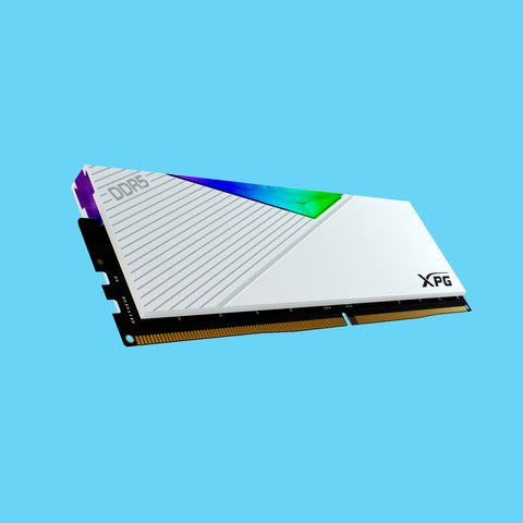 MEMORIA RAM XPG RGB LANCER DDR5 5200MHZ 16GB ECC CL38 BLANCO (AX5U5200C3816G-CLARWH)