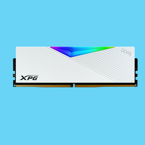 MEMORIA RAM XPG RGB LANCER DDR5 5200MHZ 16GB ECC CL38 BLANCO (AX5U5200C3816G-CLARWH)