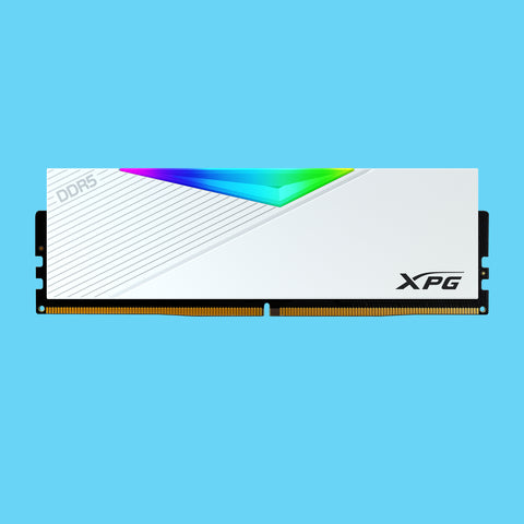 MEMORIA RAM XPG RGB LANCER DDR5 5200MHZ 16GB ECC CL38 BLANCO (AX5U5200C3816G-CLARWH)
