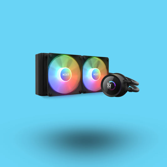 ENFRIAMIENTO LIQUIDO NZXT KRAKEN 240 RGB 2X120MM 1800RPM NEGRO (RL-KR240-B1)