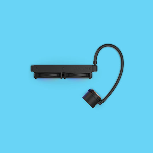 ENFRIAMIENTO LIQUIDO NZXT KRAKEN 240 RGB 2X120MM 1800RPM NEGRO (RL-KR240-B1)