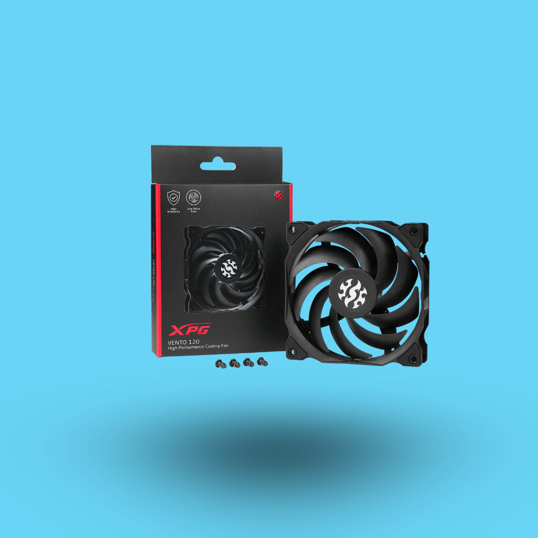 VENTILADOR XPG VENTO 1 FAN 120MM 1200RPM NEGRO (VENTO120-BKCWW)