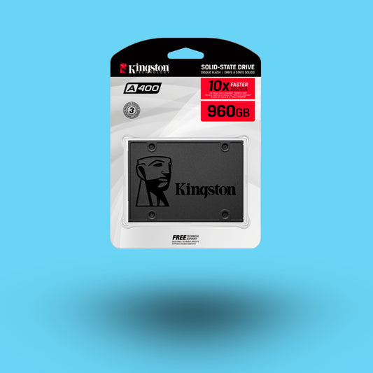 UNIDAD DE ESTADO SOLIDO SSD KINGSTON 960GB SATA 3 2.5 550/350 MB/S R/W SA400S37/960G