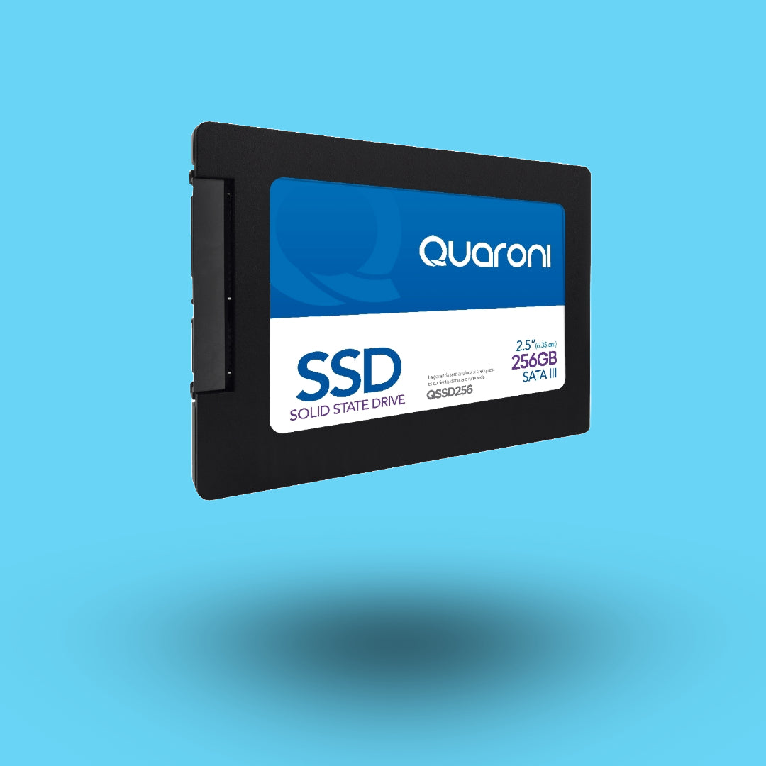 UNIDAD DE ESTADO SOLIDO QUARONI 2.5 SSD 256GB SATA 3 7MM (QSSD256)