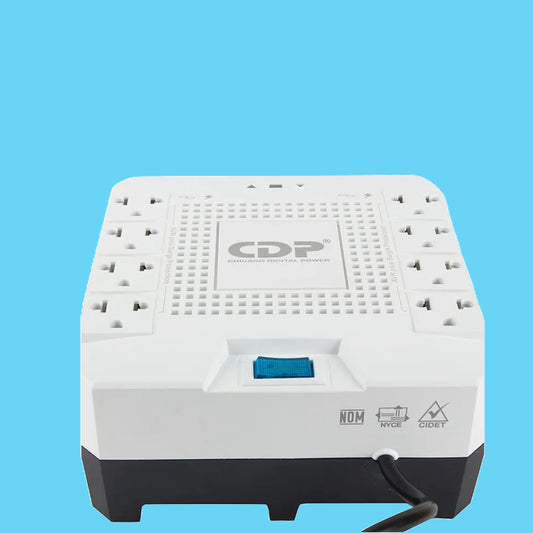 REGULADOR MARCA CDP MOD R-AVR1808 1800VA/1000W 8 CONTACTOS (R-AVR1808)