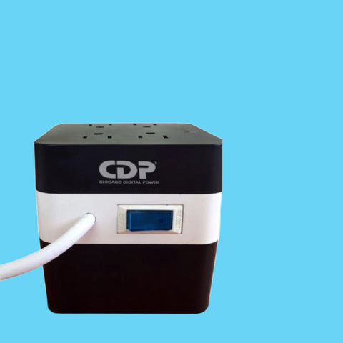 REGULADOR MARCA CDPMOD RU-AVR604600VA 4 CONTACTOS, 4 USB DE  RECARGA  (RU-AVR604600VA)