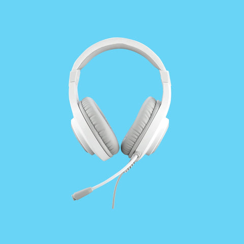 AUDIFONOS GAMER REDRAGON HYLAS H260W DIADEMA ALAMBRICO 2 METROS MICROFONO OMNIDIRECCIONAL USB-A RGB BLANCO (H260W-RGB)