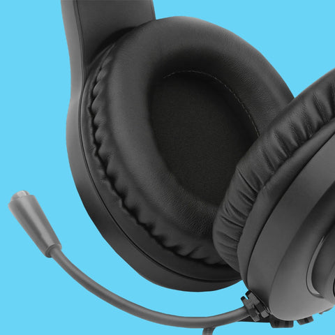 AUDIFONOS GAMER REDRAGON HYLAS H260 DIADEMA ALAMBRICO 2 METROS MICROFONO OMNIDIRECCIONAL USB-A RGB NEGRO (H260RGB)