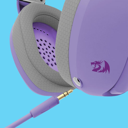 AUDIFONOS GAMER REDRAGON IRE PRO H848 PURPLE  ALAMBRICOS  INALAMBRICOS  (H848PL)