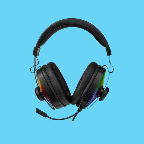 DIADEMA GAMER THERMALTAKE PL RGB ALAMBRICO 1.8 METROS NEGRO (HT-PLS-ANECBK-28-M)
