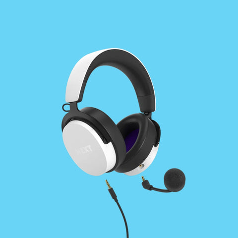 AUDIFONOS GAMER NZXT DIADEMA AP-WCB40-W2 ALAMBRICO 2 METROS 3.5 MM BLANCO (AP-WCB40-W2)