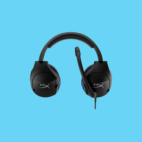 AUDIFONOS DIADEMA GAMER HYPERX CLOUD STINGER ALAMBRICO NEGRO/AZUL (4P5K0AA#ABL)
