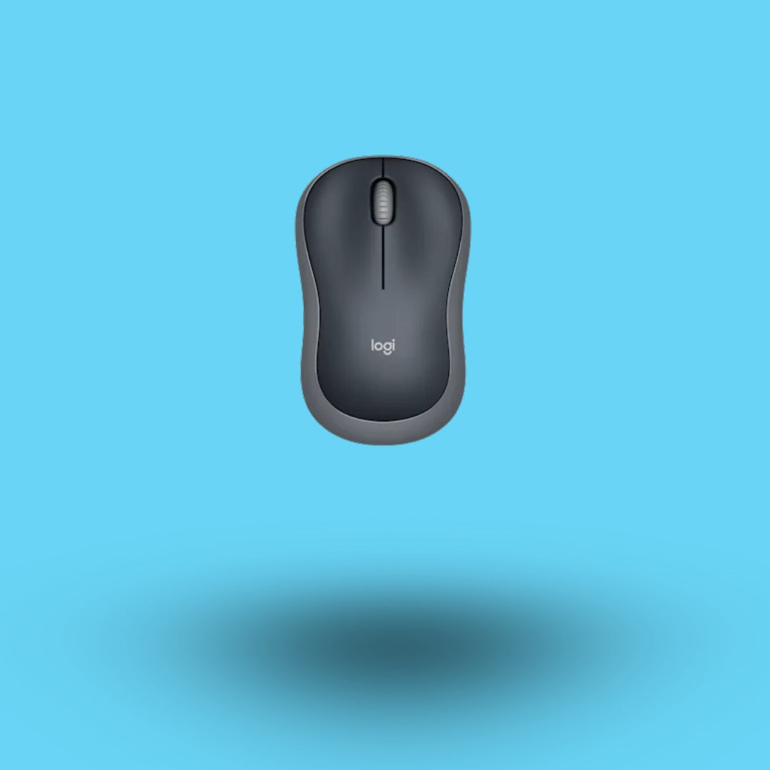 MOUSE M185 WIRELESS NEGRO GRIS 910-002225