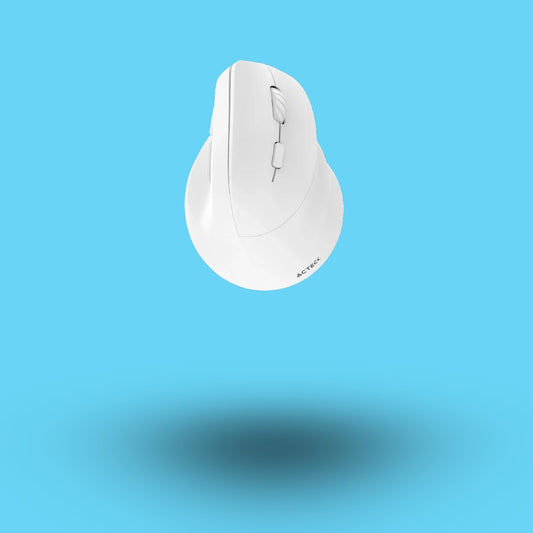MO ERGONOMICO ACTECK OPTICO VIRTUOS FITT MI520 INALAMBRICO USB-A 2400DPI BLANCO(AC-936231)