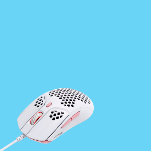 MOUSE HYPERX PULSEFIRE HASTE EROGONOMICO ALAMBRICO 16000DPI BLANCO (4P5E4AA)