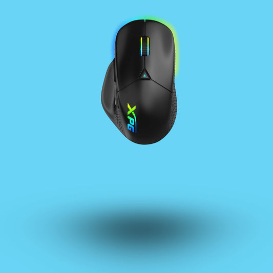 MOUSE ALPHA SWITCH OMRON PIXART PAW 3335 16000 DPI 400 IPS RGB 6 BOTONES USB TIPO C NEGRO GAMER (ALPHA-BKCWW)