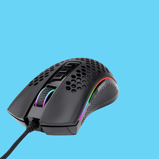 MOUSE REDRAGON OPTICO CABLE USB RETROILUMINACION RGB 8 BOTONES PROGRAMABLES (M988-RGB)
