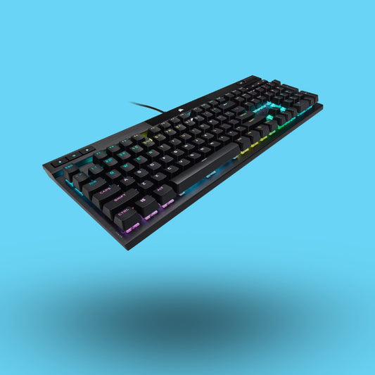 TECLADO CORSAIR K70 PRO RGB TECLAS PROFESIONALES MECANICO OPTICO ALAMBRICO PBT DOBLE CAPA RETROILUMINADO (CH-910941A-NA)