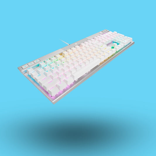 TECLADO CORSAIR K70 PRO RGB OPTICO MECANICO ALAMBRICO BLANCO (CH-910951A-NA)