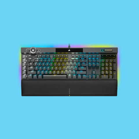 TECLADO CORSAIR K100 PRO RGB MECANICO ALAMBRICO NEGRO (CH-912A01A-NA)