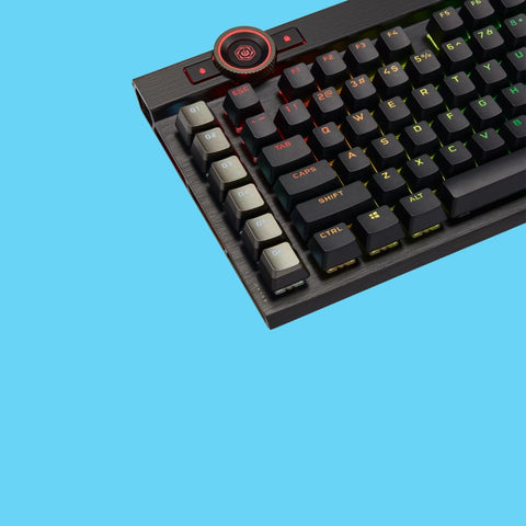 TECLADO CORSAIR K100 PRO RGB MECANICO ALAMBRICO NEGRO (CH-912A01A-NA)