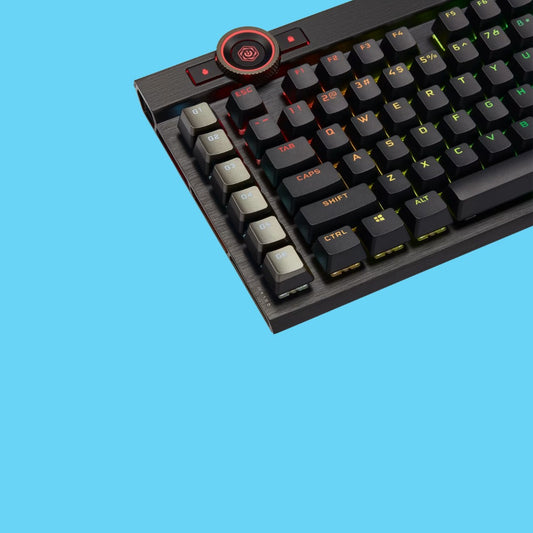 TECLADO CORSAIR K100 PRO RGB MECANICO ALAMBRICO CHERRY MX SPEED NEGRO (CH-912A014-NA)