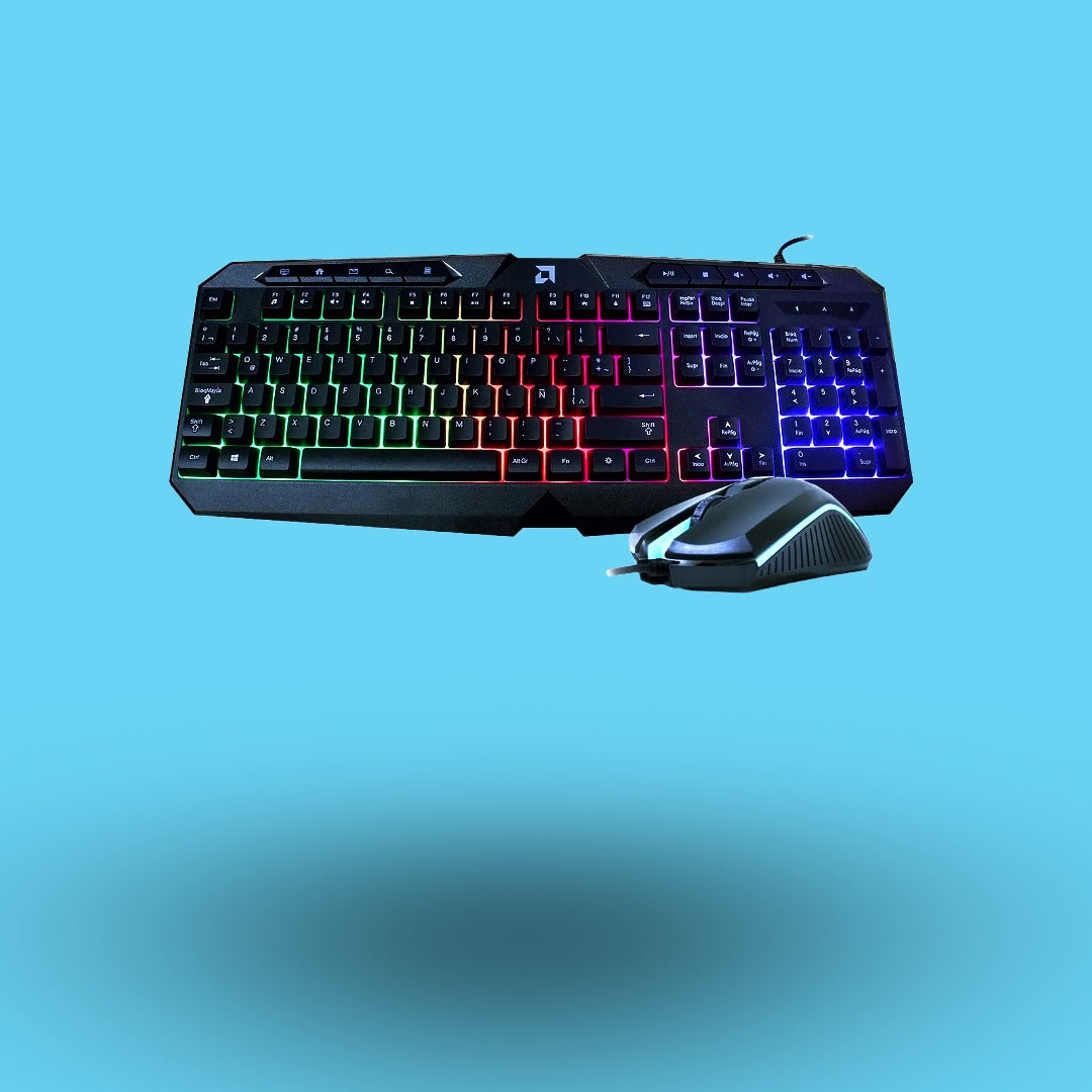 KIT GAMER ROYAL TECLADO Y MOUSE ALAMBRICO (DIM-ROYAL-TALENT-ULTREX)