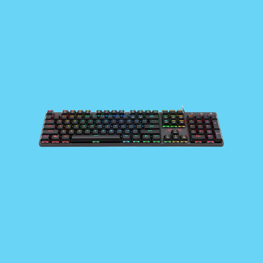 TECLADO GAMER REDRAGON SHRAPNEL K589 RGB ALAMBRICO SWITCH BLUE LP AUDIBLE FULL SIZE RGB NEGRO (K589RGB-SP)