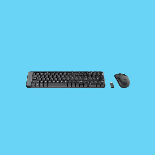 Kit Logitech Mk220 Teclado Y Mouse Inalambrico Usb