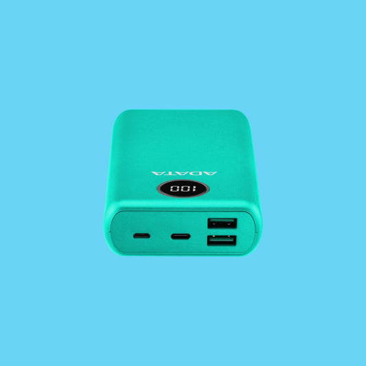 POWER BANK ADATA P20000QCD 20.000MAH 2XUSB TIPO C VERDE (AP20000QCD-DGT-CGN)