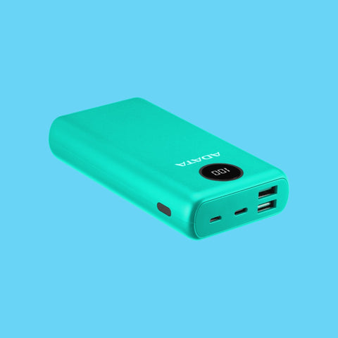 POWER BANK ADATA P20000QCD 20.000MAH 2XUSB TIPO C VERDE (AP20000QCD-DGT-CGN)