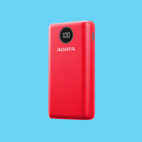 POWER BANK ADATA P20000QCD 20.000MAH 2XUSB TIPO C ROJO (AP20000QCD-DGT-CRD)