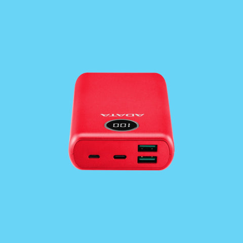 POWER BANK ADATA P20000QCD 20.000MAH 2XUSB TIPO C ROJO (AP20000QCD-DGT-CRD)